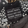Wears black Diet Coke Shirt (finished product) by Madness & Mayhem LLC