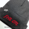 Final girl Halloween embroidered beanie by Madness & Mayhem LLC