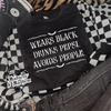 Wears black Pepsi Shirt (finished product) by Madness & Mayhem LLC