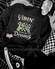 Vibin with my demons crew neck sweatshirt by Madness & Mayhem LLC