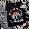 Spread pages Shirt (finished product) by Madness & Mayhem LLC