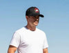 Buckin Lucky Embroidered Five-Panel Trucker Hat by Neon Spur