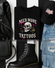 Need more tattoos shirt by Madness & Mayhem LLC