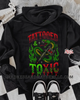 Tattooed & toxic zip up hoodie by Madness & Mayhem LLC