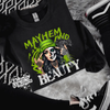 Mayhem & beauty crew neck sweatshirt (finished product) by Madness & Mayhem LLC