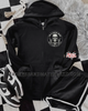 Sweary mom zip up hoodie by Madness & Mayhem LLC