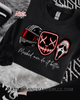 Masked men crew neck sweatshirt by Madness & Mayhem LLC