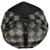 Buckin Lucky Checkered Mesh Trucker Hat by Neon Spur