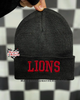 Minerva lions embroidered beanie by Madness & Mayhem LLC