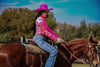 Let Er Buck Luxury Western Pearl Snap Rodeo Shirt by Neon Spur