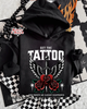 Get the tattoo hoodie by Madness & Mayhem LLC