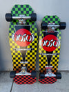 Hosoi O.G. Hammerhead Rasta Checkerboard 10.5" Complete Skateboard