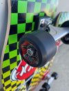 Hosoi O.G. Hammerhead Rasta Checkerboard 10.5" Complete Skateboard