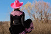 Catty Cowgirl Western Pearl Snap Rodeo Shirt by Neon Spur
