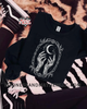 Crescent moon crew neck sweatshirt by Madness & Mayhem LLC