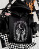 Crescent moon hoodie by Madness & Mayhem LLC