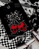 Checkered skull cherry Shirt by Madness & Mayhem LLC