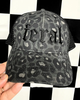 Leopard feral embroidered Trucker Hat by Madness & Mayhem LLC