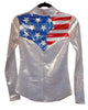 God's Country Girls Western Pearl Snap Rodeo Shirt by Neon Spur