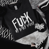 Fuck my baby daddy sweatshirt (finished product) by Madness & Mayhem LLC