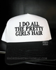 I do hair embroidered Hat by Madness & Mayhem LLC