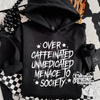 White menace to society hoodie by Madness & Mayhem LLC