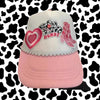 Howdy Foam Mesh Girls Pink Trucker Hat by Neon Spur