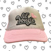 A 'lil Bougie Girls Foam Trucker Hat w/ Crystal Chain by Neon Spur
