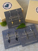 BEADED CROSS EARRINGS by Bellaforma Jewelry