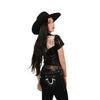 Entry Fees Mesh Yoke Jackpot Pearl Snap Shirt by Neon Spur