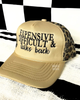 LIMITED Expensive difficult & talks back leopard embroidered Trucker Hat by Madness & Mayhem LLC