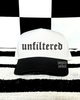 Black unfiltered embroidered Hat by Madness & Mayhem LLC