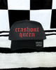 Crash out queen embroidered Black Hat by Madness & Mayhem LLC