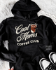 Cool moms coffee club hoodie by Madness & Mayhem LLC