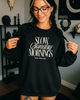 Slow Sunday Mornings sweatshirt by Madness & Mayhem LLC