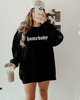 Homebody embroidered sweatshirt by Madness & Mayhem LLC