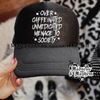 Menace to society Trucker Hat by Madness & Mayhem LLC