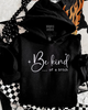 Be kind Embroidered Hoodie by Madness & Mayhem LLC