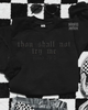 Thou shall not try me embroidered sweatshirt by Madness & Mayhem LLC