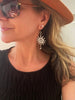 HAMMERED SUN EARRINGS by Bellaforma Jewelry