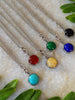 STONE CHARM NECKLACE by Bellaforma Jewelry