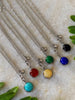 STONE CHARM NECKLACE by Bellaforma Jewelry