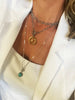 STONE CHARM NECKLACE by Bellaforma Jewelry