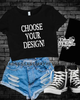 Pick Your Design Cropped Tee by Madness & Mayhem LLC