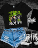 Mayhem & Beauty Cropped Tee by Madness & Mayhem LLC