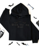 Black like my soul Embroidered Hoodie by Madness & Mayhem LLC