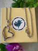 WHIMSICAL HEART NECKLACE by Bellaforma Jewelry