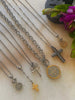 CROSS LARIAT CHOKER by Bellaforma Jewelry