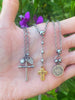 CROSS LARIAT CHOKER by Bellaforma Jewelry
