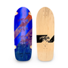 Monty Nolder Stripes ONE OF A KIND, HAND-PAINTED & AUTOGRPAHED Deck 10"x30" (1 of 1) by Brand-X Skateboards